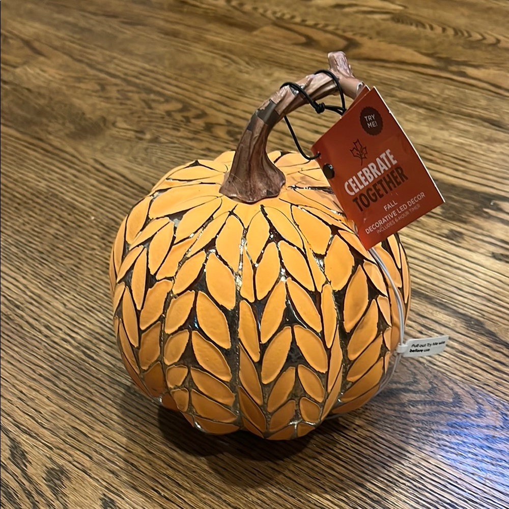 Celebrate Together Orange Light Up Pumpkin Decor